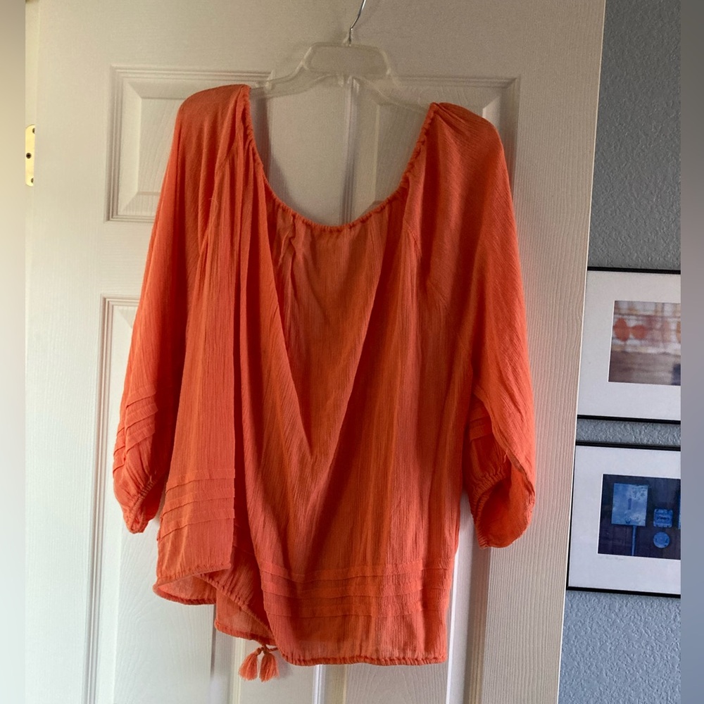 Denim & Supply Boho Blouse; off the shoulder optional; great condition - Picture 8 of 10